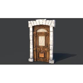 3D model Old Palace Door